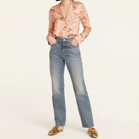 J. CrewFull-length '90s Classic Straight Leg Jean In Holly Wash Size 26